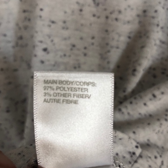 ZELLA Rito Marled Gray Crop Workout Top Medium - Picture 4 of 7